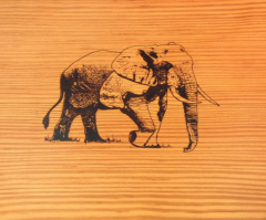 TGR Handcrafted Humidor George Washingtons 1789 Inaugural Seal or Elephant - 3685699