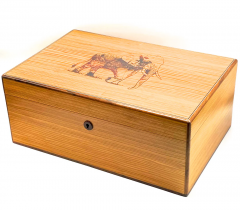 TGR Handcrafted Humidor George Washingtons 1789 Inaugural Seal or Elephant - 3685736