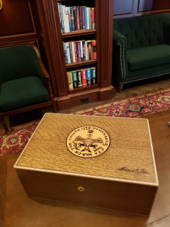 TGR Handcrafted Humidor George Washingtons 1789 Inaugural Seal or Elephant - 3685744