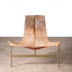TH 15 Sling Lounge Chair in bronze hair on hide by Katavolos Littell Kelly - 3568030