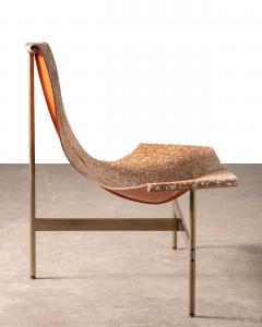 TH 15 Sling Lounge Chair in bronze hair on hide by Katavolos Littell Kelly - 3568034