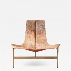 TH 15 Sling Lounge Chair in bronze hair on hide by Katavolos Littell Kelly - 3571194