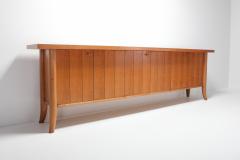 TH Robsjohn Gibbings Mid Century Modern Robsjohn Gibbings Japanese Oak Credenza 1960s - 1051941