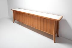 TH Robsjohn Gibbings Mid Century Modern Robsjohn Gibbings Japanese Oak Credenza 1960s - 1051942