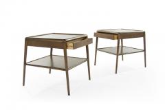 TH Robsjohn Gibbings Pair of T H Robsjohn Gibbings for Widdicomb End Tables 1952 - 1031530