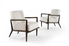 TH Robsjohn Gibbings T H Robsjohn Gibbings Walnut Lounge Chairs Model No 1721 - 556030