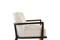 TH Robsjohn Gibbings T H Robsjohn Gibbings Walnut Lounge Chairs Model No 1721 - 556031