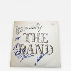 THE BEST OF THE BAND AUTOGRAPHED RECORD ALBUM - 791128