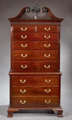 THE GIFFORD PINCHOT FAMILY CHIPPENDALE CHEST ON CHEST - 3027537