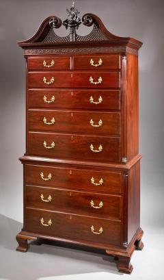 THE GIFFORD PINCHOT FAMILY CHIPPENDALE CHEST ON CHEST - 3027541