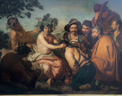 THE TRIUMPH OF BACCHUS AFTER VELAZQUES OIL ON CANVAS - 3565768