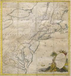 THOMAS CONDER MAP FOR THE INTERIOR TRAVELS THROUGH AMERICA - 2773050