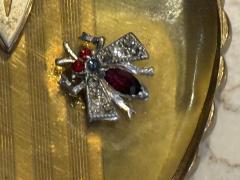 THREE BEJEWELED ART DECO COMPACTS - 4488095