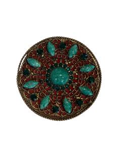 THREE BEJEWELED ART DECO COMPACTS - 4488099