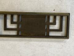 THREE BRONZE ART DECO ARCHITECTURAL RADIATOR COVERS - 1713716