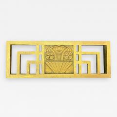 THREE BRONZE ART DECO ARCHITECTURAL RADIATOR COVERS - 1731958