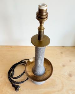 TIERED TEXTURED CERAMIC LAMP - 4123821