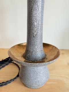 TIERED TEXTURED CERAMIC LAMP - 4123825