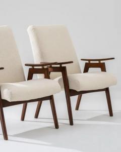 TON a s 1960s Czech Wooden Armchairs by TON a Pair - 3770446