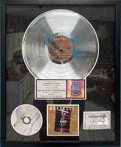 TUPAC SHAKUR RIAA CERTIFIED SALES AWARD FOR MAKAVELI ALBUM SALES - 1932960