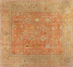 TURKISH OUSHAK GOLD GREEN ORANGE AND PINK RUG - 2208199
