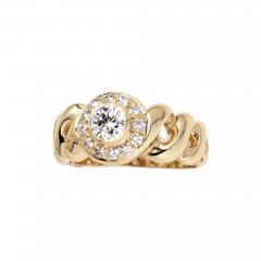 TWIST GOLD DIAMOND RING - 3543924