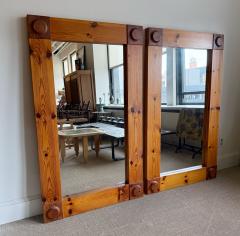 TWO FRENCH OAK MIRRORS - 4006609