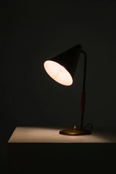 Table Lamp in Brass and Lacquer 1950s - 4555409