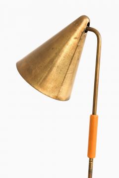 Table Lamp in Brass and Lacquer 1950s - 4555410