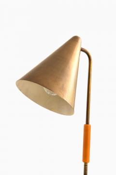 Table Lamp in Brass and Lacquer 1950s - 4555411