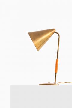 Table Lamp in Brass and Lacquer 1950s - 4555412