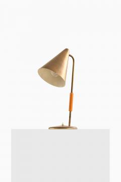Table Lamp in Brass and Lacquer 1950s - 4555416