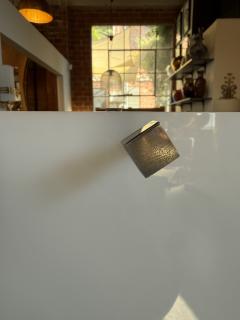 Table Lamp with Blue Murano Glass Base and Acrylic Shade 1970s - 4518613