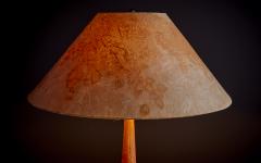 Table Lamp with Paper Shade by Marianne Koplin Germany 1970s - 3231515