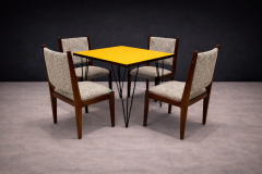 Table in Hardwood Iron Unknown 1950s - 4550860