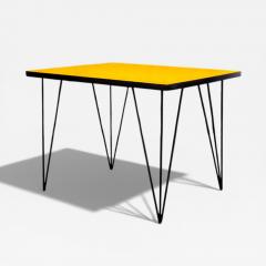 Table in Hardwood Iron Unknown 1950s - 4559873