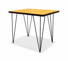 Table in Hardwood Iron Unknown 1950s Lot 510 - 4336051