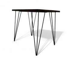 Table in Hardwood Iron Unknown 1950s Lot 510 - 4336060