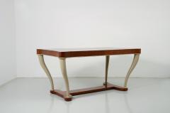 Table in macassar wood with painted legs Italy 1930 - 2152156