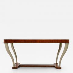 Table in macassar wood with painted legs Italy 1930 - 2155502