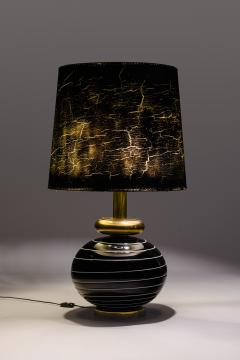 Table lamp in black Murano glass Italy late 1970s - 2803492