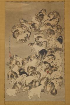 Tachibana Shozan Shiba Dogs 1837 - 2595290