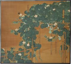 Takami K ho Flowering Gourds and Insect 1920s - 4618817