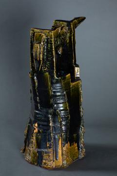 Takauchi Shugo Modern Green Vase - 4155680