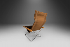 Takeshi Nil NY Folding Chair and Ottoman by Takeshi Nii Japan c 1950s - 2563569