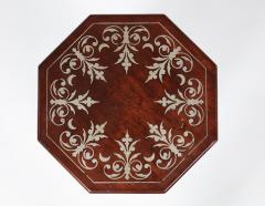 Tall Aesthetic Movement Pewter Inlaid Table - 4461023