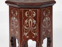 Tall Aesthetic Movement Pewter Inlaid Table - 4461024