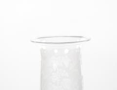 Tall Antique Signed Saint Louis Cut Crystal Lustres Candlestick with Shade - 4552749