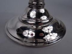 Tall Danish Midcentury Modern Classical Sterling Silver Compote - 3766979