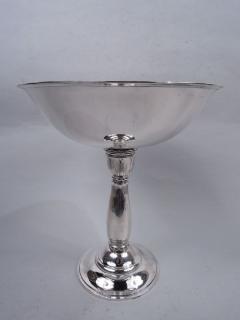 Tall Danish Midcentury Modern Classical Sterling Silver Compote - 3766980